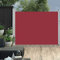 Ombrellone da giardino 170 x 300 cm, ombrellone da esterno con asta in legno, color terracotta rossa, grande ombrellone da esterno per verande e ombrelloni