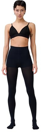 ITEM m6 - Shape Strumpfhose mit Kompression für Damen, 60 DEN, M, L2, navy, Opaque Conscious