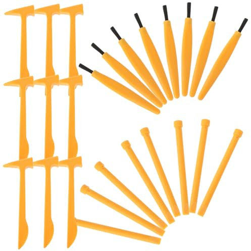 Abaodam Juego de Herramientas de Excavación de para Niños Y Niñas Kit de Excavación de Rocas Martillos Y Cepillos Juguete de Aprendizaje