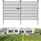 Recinzioni Giardino,Recinzione per laghetto da giardino, recinto da campeggio,10 elementi di recinzione 74x81cm+11 aste di fissaggio,Robusto e Affidabile Resistente Staccionata Esterne in Acciaio