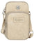 Pepe Jeans Jana Umhängetasche Beige 11 x 17,5 x 4 cm Polyester mit Details aus Kunstleder von Joumma Bags, Beige, Talla única, Umhängetasche