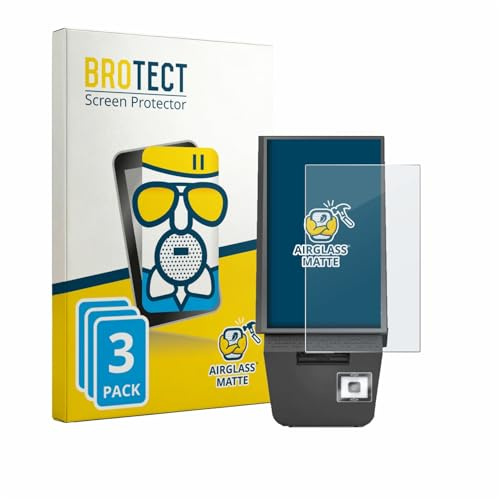 BROTECT Entspiegelungs Schutzglas für Pyramid Computer POLYTOUCH® PIXI 15.6 Basis (3 Stück) Schutzfolie Matt [Extrem Kratzfest, Anti-Fingerprint]