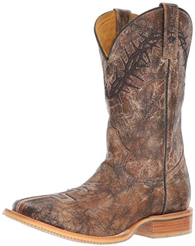 Tin Haul Shoes Herren John 3: 16 Westernstiefel, braun, 43 EU