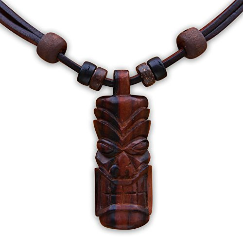 HANA LIMA Surferkette Tiki Tikikette Neuseeland Lederkette Surferhalskette