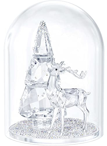 Swarovski Xmas Glasglocke Tannenbaum & Hirsch 15.7 x 11.4 x 11.4 cm
