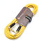 Premium Guitar Bass Lead 6.35mm 1/4 Angled Jack/Pro Noiseless Instrument Cable (Yellow, 3m)