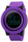 TONSHEN Fashion Unisex Grande Plastica Cassa Sport Orologi da Polso e Gomma Cinturino 50M Impermeabile Outdoor Militare Multifunzione LED Digitale Uomo e Donna Orologio (Viola)