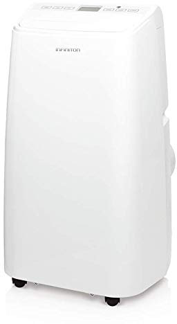 INFINITON Aire Acondicionado PORTATIL 64W (3000 Frigorias, Clase A+, Bomba de Calor, WiFi, Display LED, Mando a Distancia, Deshumificador, Temporizador)