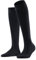 FALKE Damen Kniestrümpfe Vitalizer W Kh Baumwolle mit Kompression 1 Paar, Blau Dark Navy 6379, 41-42