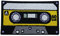 Gelbe 80er Kassette Patch zum Aufbügeln | Musik, Vintage, Retro, Oldschool Patches, Bügelflicken, Flicken, Aufnäher Finally Home