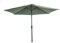 Essenciel Green - Parasol rond coloris vert kaki et mat en aluminium