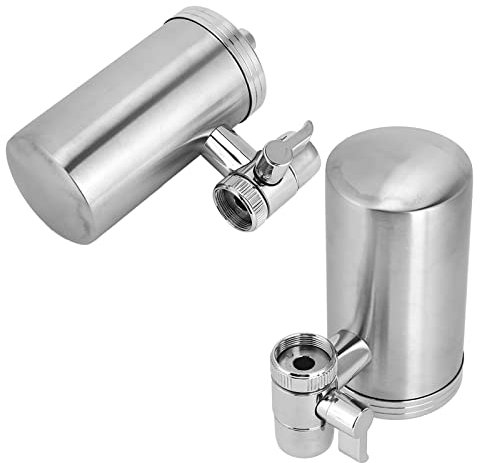 Purificatore del Rubinetto del Lavandino della Cucina della Famiglia del Filtro Dell'acqua del Rubinetto Dell'acciaio Inossidabile per la Riduzione del Calcare, del Cloro, dei Metalli Pesanti