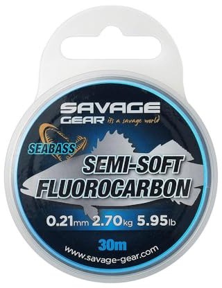 Savage Gear Semi Soft Fluorocarbon Seabass - 30m Schnur