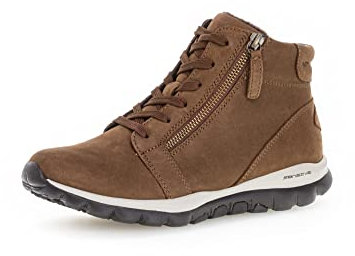 Rollingsoft Bootie, Nubuk DriTan, Whisky (Flausch) Schnürung u. Reißver., Wechselfußbett 96.868.41 (Größe: 40.5)