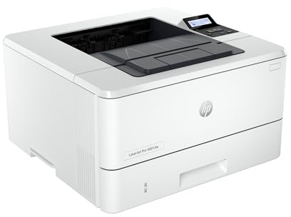 HP LaserJet Pro 4001dw Wireless Black & White Printer, Best-for-Office (2Z601F)