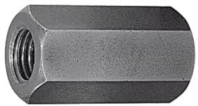 Langmutter,Verbindungsmutter,Stangenmutter M8x20 blank; 500 Stk