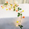 Riaxuebiy 2M 20 LED Mandarine Zitrone Fee Lichterketten Grüne Blätter Beeren Hängepflanze Weinrebe Girlande für Hausgarten Hochzeit Party Dekoration (1 Stück)