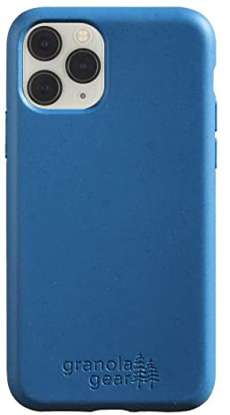 Granola Gear - Umweltfreundliche Handyhülle für iPhone 11 Pro – biologisch abbaubar, kompostierbar, plastikfrei, aus Pflanzen – Pazifikblau
