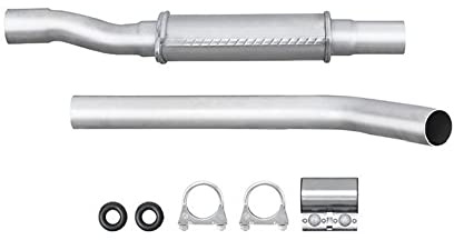 HELLA 8LB 366 022-191 Vorschalldämpfer - Easy2Fit Kit - vorne - zweiteilig | Kompatibel mit: RENAULT MEGANE I, MEGANE I Classic, MEGANE I Grandtour, MEGANE Scenic, MEGANE Scenic VAN