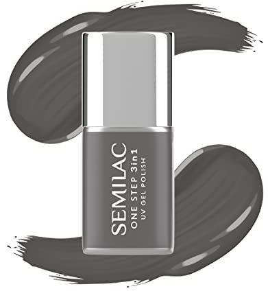Semilac One Step 3in1 UV Nagellack S195 Eternal Stone Grey 7ml