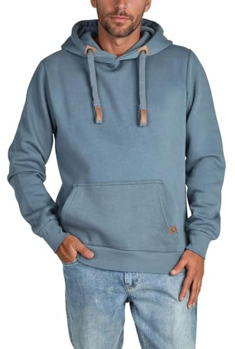 DENIMFY Hoodie Herren Regular Fit DFIvo Kapuzenpullover Pullover | Beige Blau Navy Schwarz Grün Grau S M L XL XXL 3XL 4XL 5XL