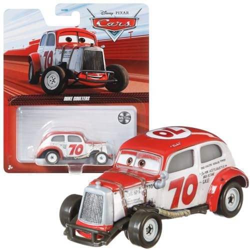Mattel Fahrzeuge Racing Style | Disney Cars | Die Cast 1:55 Auto, Typ:Duke Coulters, FLL95