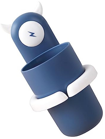 Garneck Pp Kunststoff Zahnbürstenbecher Set Wandhalterung Rack Platzsparend Badezimmer Zahnbürstenbecher