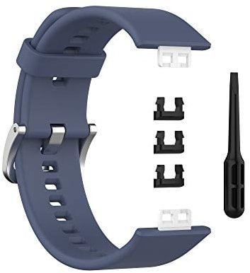 INF Pulsera compatible con Huawei Watch Fit (TIA-B09/TIA-B19), correas de reloj con hebilla antideslizante, correa de reloj de silicona, correa de repuesto para hombres y mujeres
