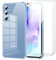 Guscase Cover per con Samsung Galaxy A55 5G con 3 Pellicola Vetro Temperato, Antiurto con Angoli Rinforzati, Custodia Samsung Galaxy A55 transparente morbido Antiurto AntiGraffio TPU Bumper Case