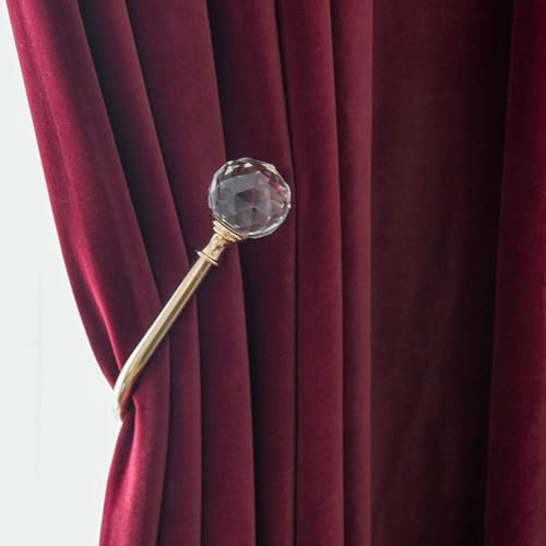 Epinki Rose Rot Fenstervorhang Blickdicht Durchzug 2er Set, Einfarbig Fenster Vorhänge Vintage, Ösen Vorhang Gardine Verdunkelnd Samt Fenstergardinen Modern für Wohnzimmer, Jeder B 107 x H 147cm