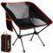 NLMWTI Chaise de Camping, Chaise Pliante Portable avec Poche - BIS 160 kg Campingstuhl Klappbar Klappstuhl Camping