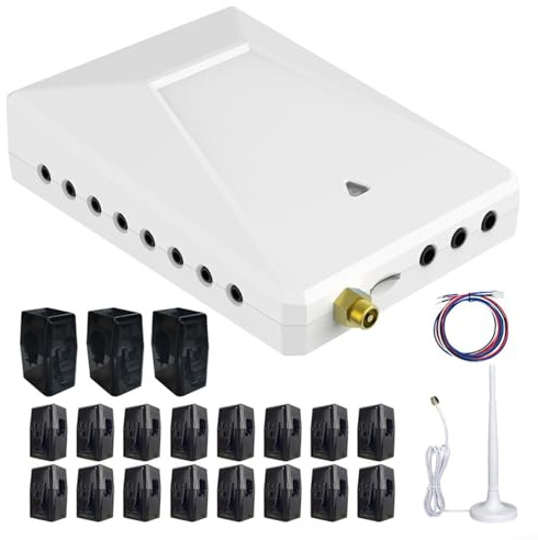HOHOVYVY Electricity Meter, 3P 200/300A WiFi Smart Bidirectional Circuit Current Energy KWh Meter Monitor (200A)