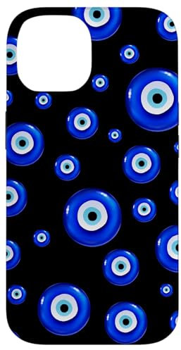 iPhone 14 Evil Eye Watercolor Pattern Case
