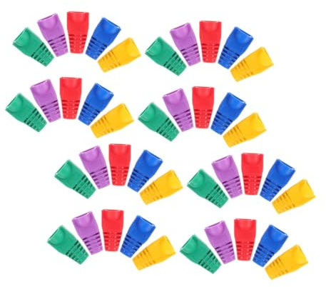 UKCOCO 100pièces Manchon De Câble Ethernet Embout De Câble Résistant à Usure Protection De Connecteur Plastique