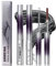 2 Pcs Metal Mascara, Curling Voluming Eyelash Mascara, Non-Clumping Flake Proof MetalMascara, Schnell Trocknend und Wischfest, Verlängern und Schwingen für Natürlich Schöne Wimpern