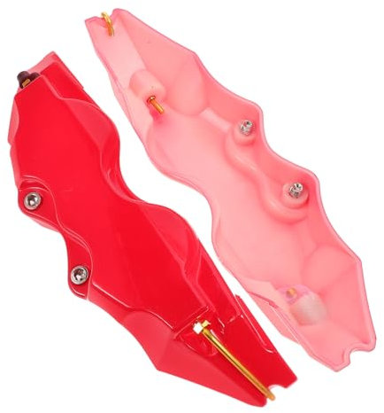 Abaodam Copertura Pinza Freno Auto Rosso Brillante Protezione Pinza Freno Anteriore Posteriore Copertura Per Estetica Veicolo