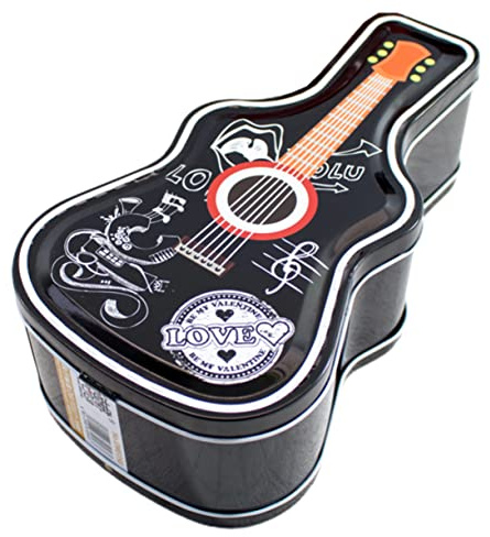 BESPORTBLE Metall Spardose Gitarre Form Sparbüchse aus Weißblech Dekorativ für Zuhause und Büro Geschenkidee für Gitarrenfans und Einzigartige Design Sparbüchse