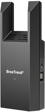BrosTrend AC1200 Point d'accès WiFi avec Port Gigabit, Bi-Bande 5GHz & 2.4G