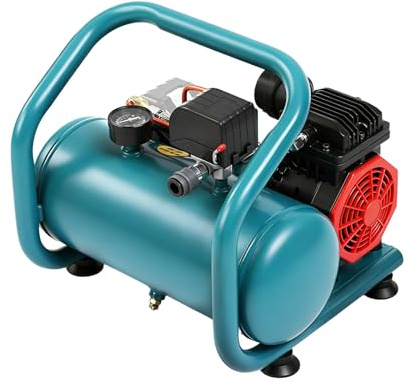 Compresseur d’Air Sans Fil Compatible avec Makita 18V, Compresseur Portable 8L 8 Bar avec Moteur Brushless, Gonflage Rapide pour Voiture, Moto et Vélo (Sans Batterie ni Chargeur)