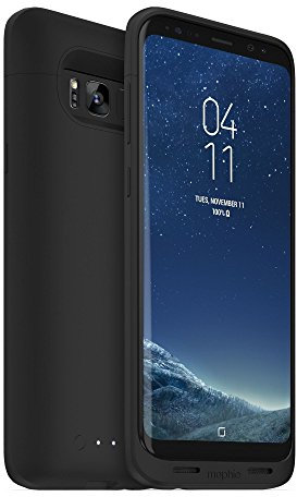 Mophie Juice Pack Battery Case – Samsung Galaxy S8 Plus – 3,300 mAh Built-in Battery – Wireless Charging – Black