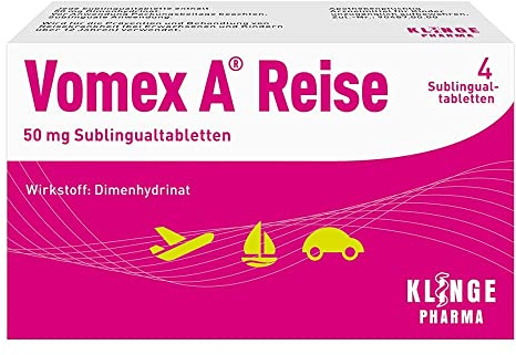 VOMEX A Reise 50 mg Sublingualtabletten 4 St