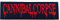 Wardah limitée Cannibal Corpse Rouge et Noir Écusson brodé Patch à coudre ou thermocollant 12 cm x 4 cm
