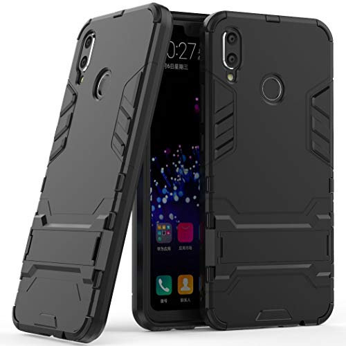 SCIMIN Hybrid Case for Huawei Nova 3i,Shockproof Cover for Huawei Nova 3i, Dual Layer Protection Rugged Case Hard Shell Cover with Kickstand for Huawei Nova 3i