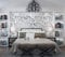 Vliestapete, 3D Vlies Tapete Luxus Geprägtes Tapeten für Wohnzimmer Schlafzimmer TV Hintergrund 10 m x 0,53 m Silber