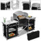 VINGO Campingküche | Campingschrank | Klappschrank | mit Aluminiumgestell | Reiseküche | Küchenbox | Zeltschrank | Outdoor Camping Küche | Modelle wählbar | Ink. Tragetasche