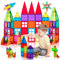 Katiago Blocs Construction Magnétiques 64 pièces Jeux Éducatifs Cadeau pour Garçons et Filles -3D Jouets Plus Forts Jouets de Construction Puzzle Magnetique Enfant 3456789