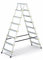 DWA Escabeau double pliable en aluminium 8 marches