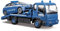 Bburago - Polizei Werkzeugwagen mit Auto, Maßstab 1:43, Offiziell lizenziertes Diecast Modell, Realistische Details, Alter 3+