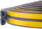 10 m / 33FT Ruban d'étanchéité pour porte, porte, fenêtre, en caoutchouc autocollant en mousse - Isolation phonique - Weatherstrip - Ruban d'étanchéité adhésif (9 mm x 6 mm/10 m, marron)
