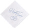 ASVP Shop Hochzeit Taschentuch in Blau – Hochwertige Baumwolle, Perfekt für Braut, Mutter oder Gäste, 'Happy Tears' Stickerei, One Size, Unisex, Hochzeitsgeschenk